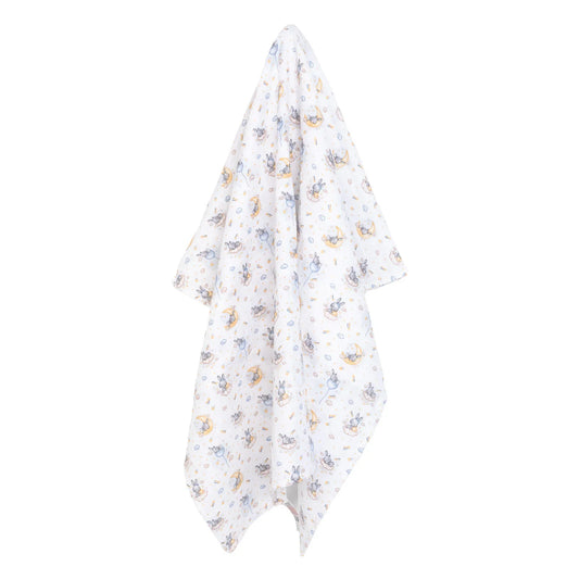 Little Dreams Girl Muslin Blanket - Patterned