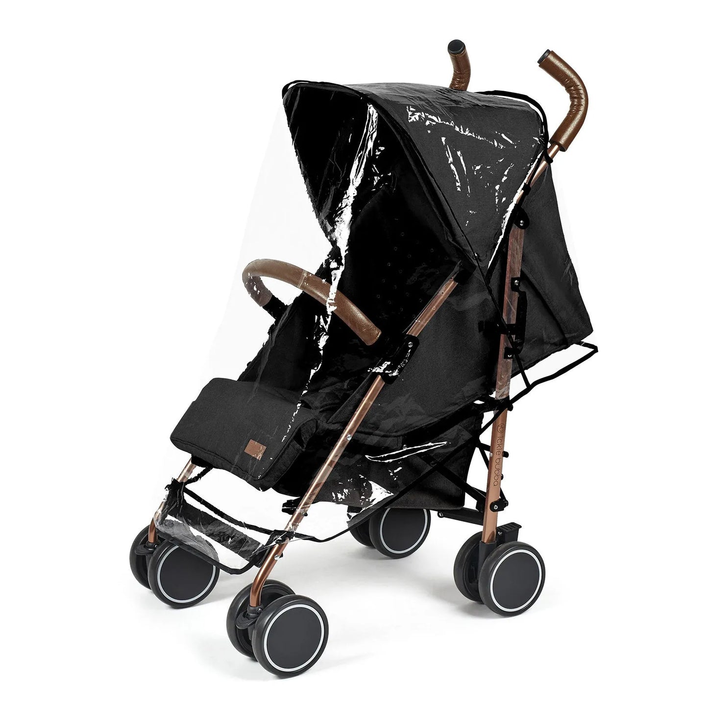 Ickle Bubba Discovery Prime Stroller Black on Rose