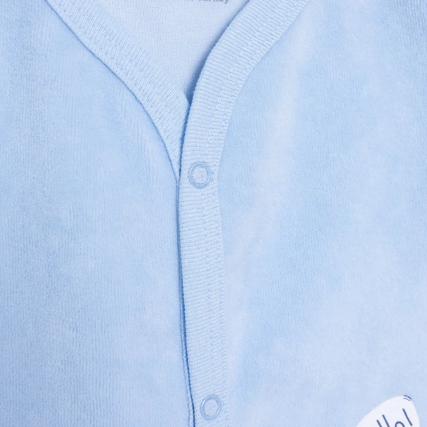 HelloBaby Newborn Vest - Light Blue