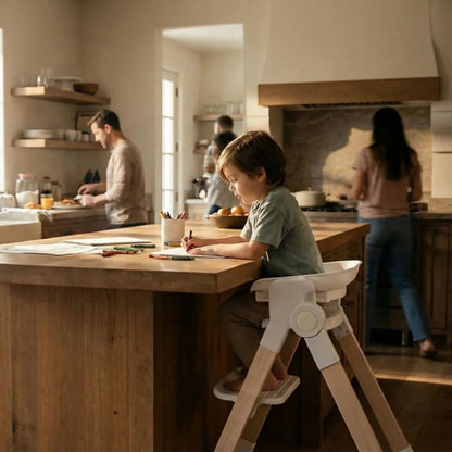 Red Kite Feed Me Orbit Highchair - White