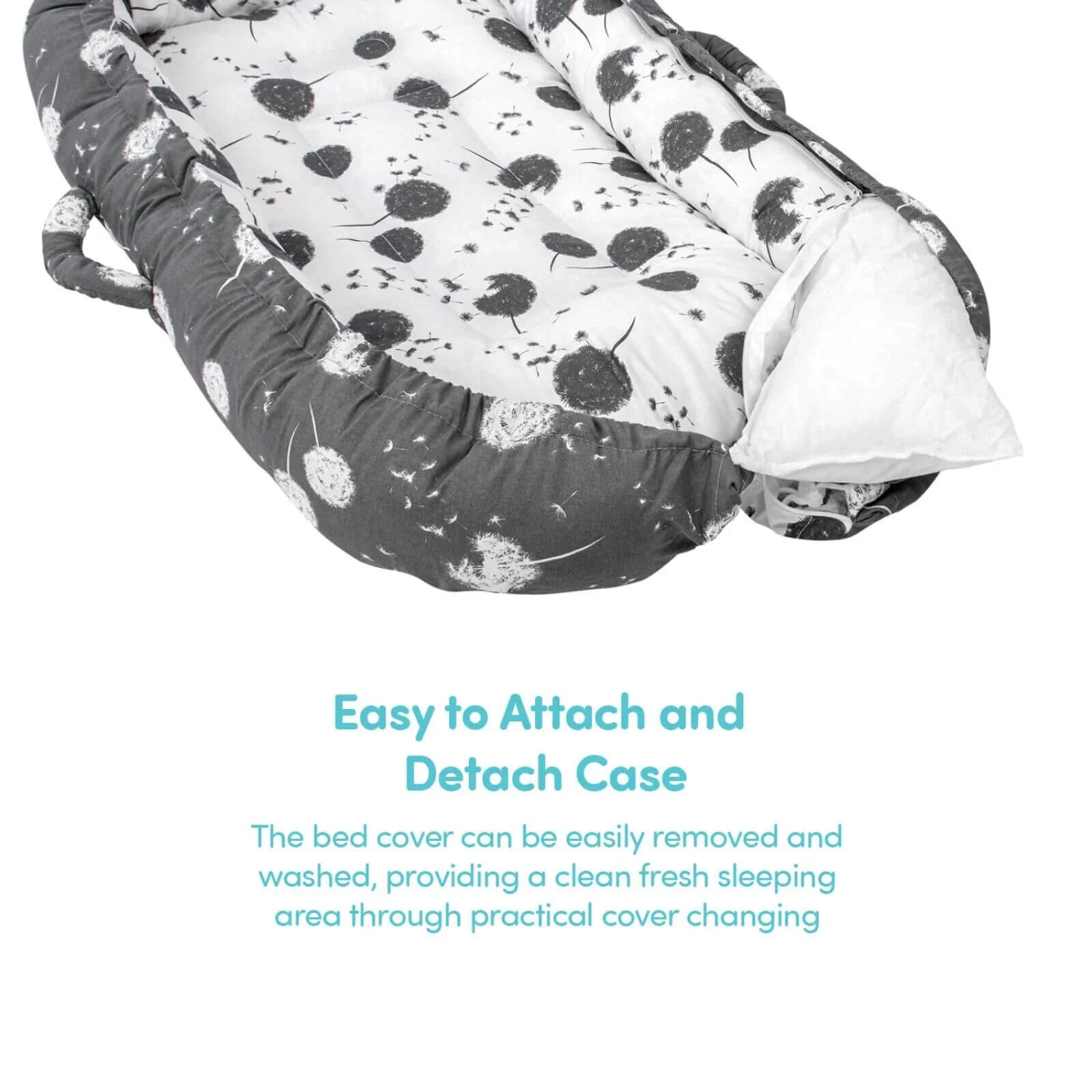 baby plus Mother Side Baby Reflux Bed Dandelion