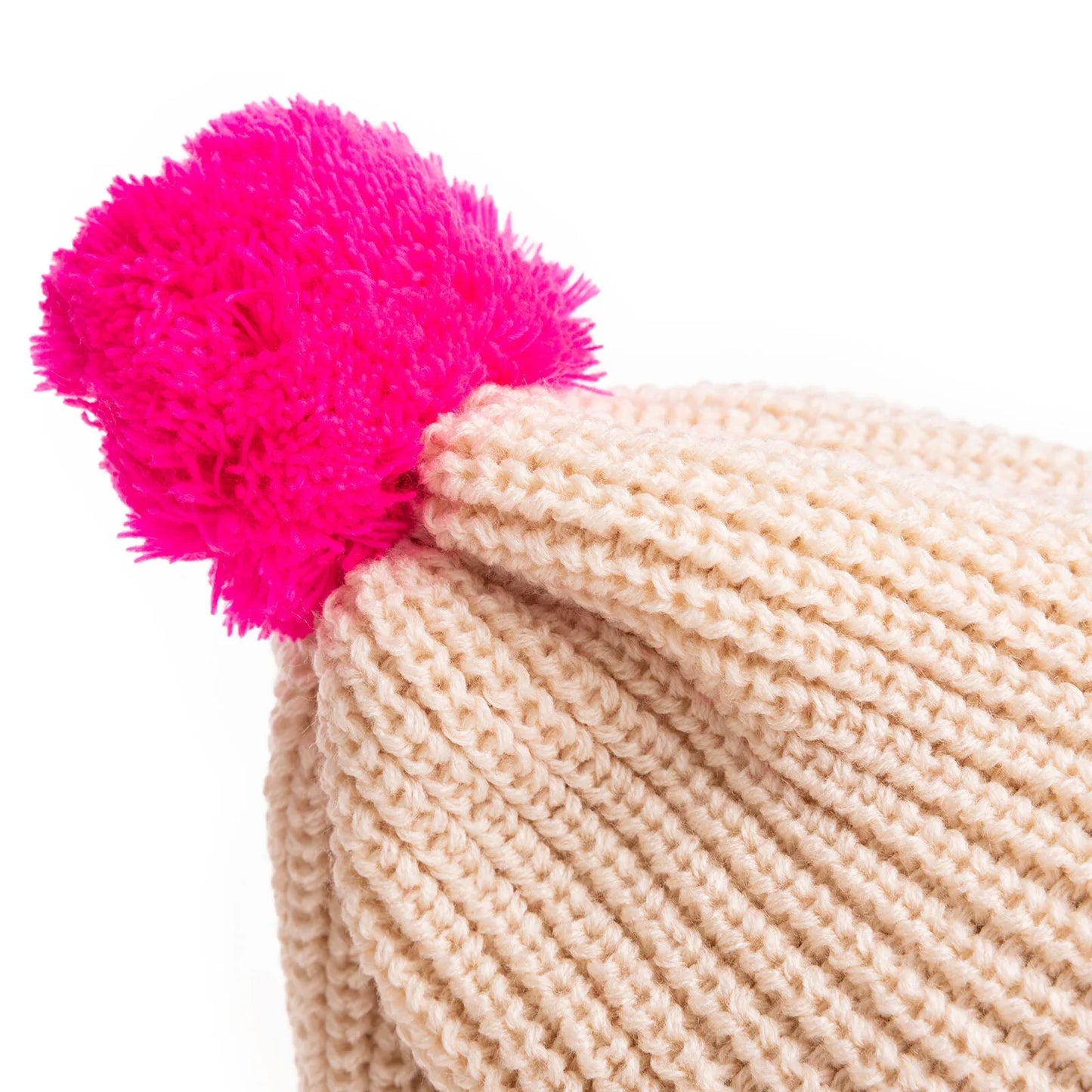 HelloBaby Girl Beanie - Ecru