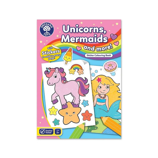 Orchard Toys Unicorns Mermaids & More Colouring Book