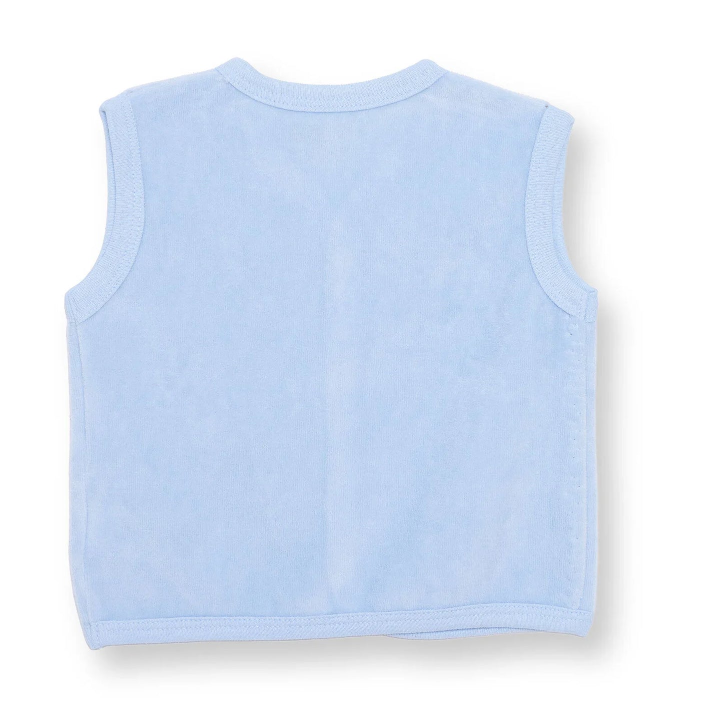 HelloBaby Newborn Vest - Light Blue