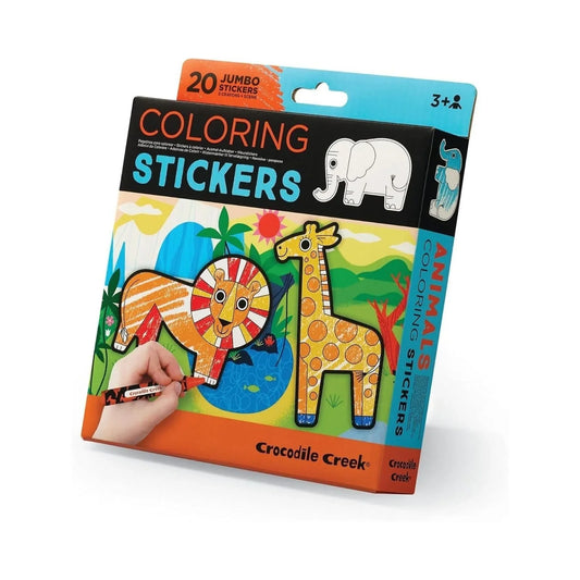 Crocodile Creek Animal Colouring Stickers