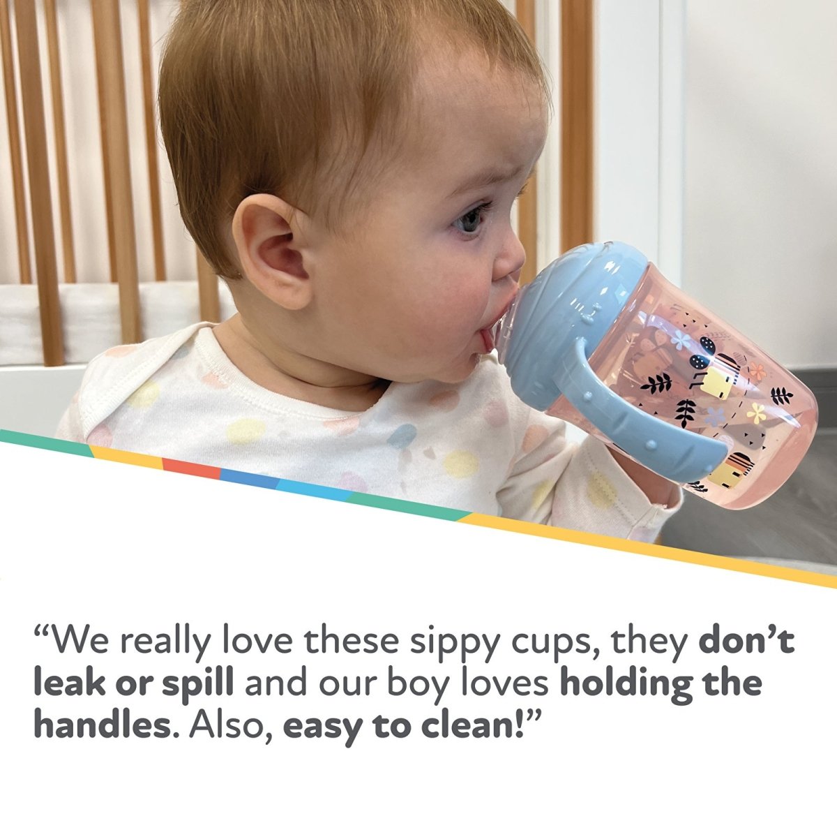 Nuby Grip N Sip Pack of 2 - Multicolour