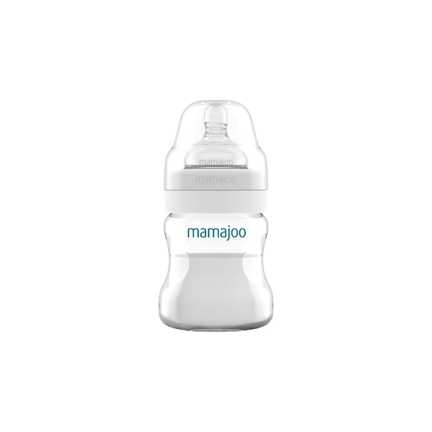 Mamajoo Anti-Colic PP Baby Bottle Slow Flow 0+ months 150ml - Silver