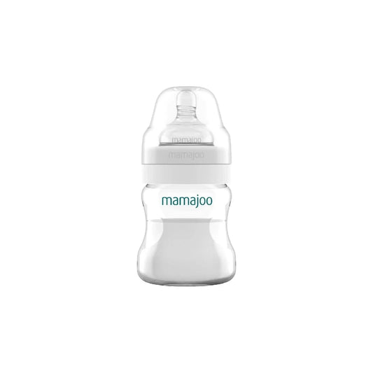 Mamajoo Anti-Colic PP Baby Bottle Slow Flow 0+ months 150ml - Silver