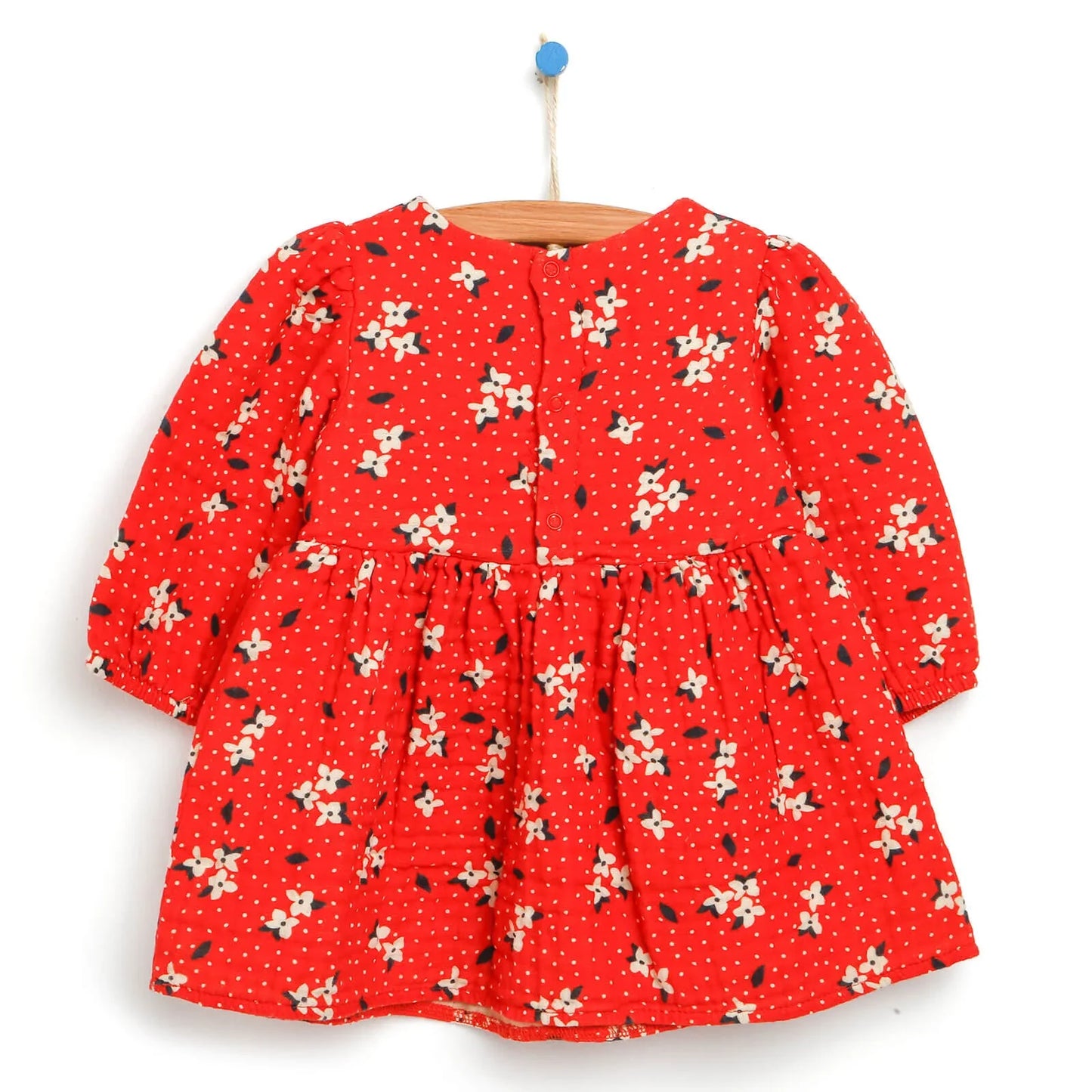 HelloBaby Basic Baby Girl Floral Muslin - Coral