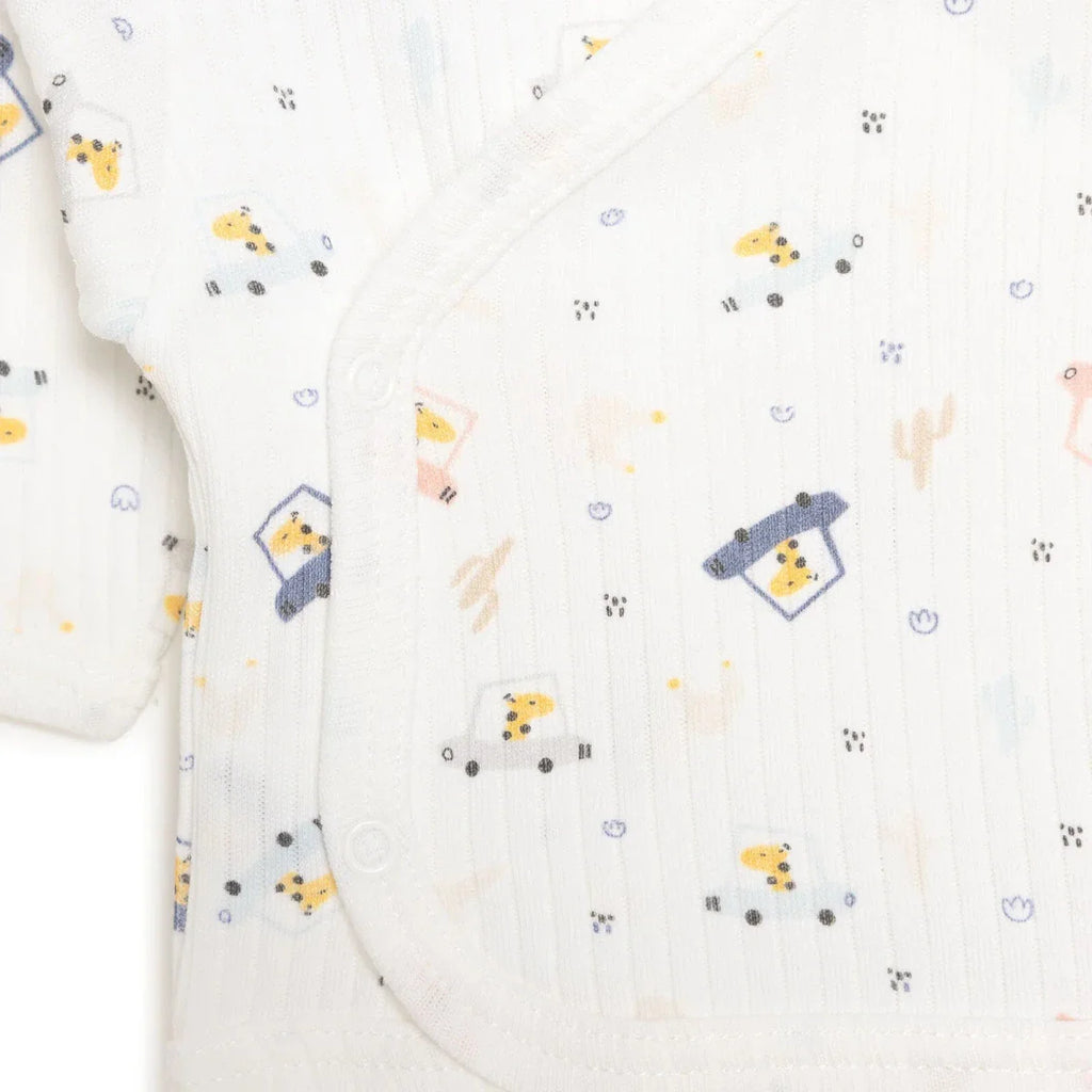 Tiffany 100% Cotton Tiny Baby Set - Ecru