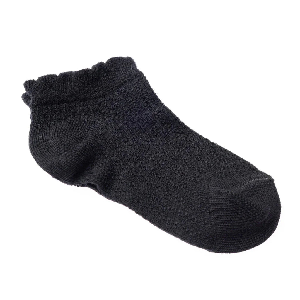 HelloBaby Baby Girl Socks 3 pcs - Black