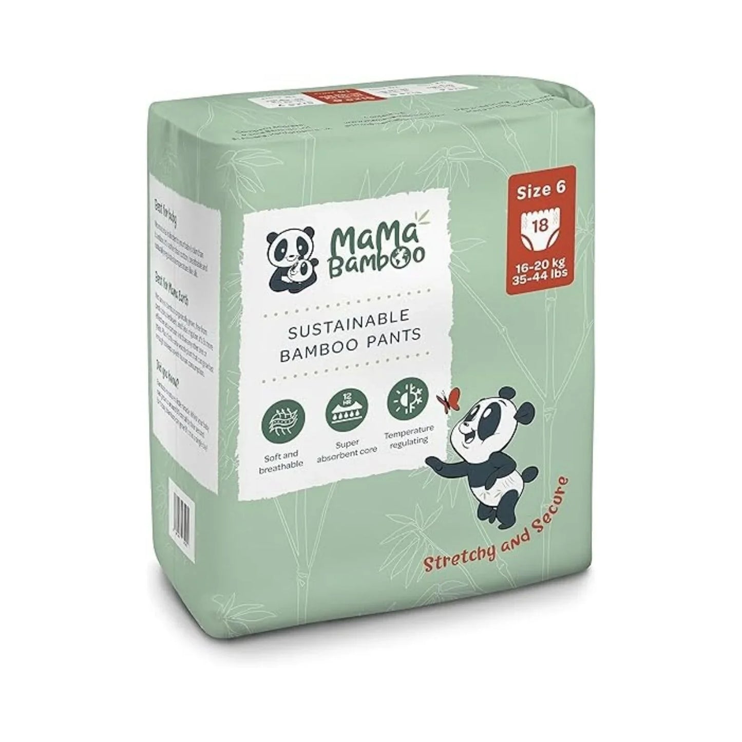 Mama Bamboo Eco Nappy Pants Size 6 - 18 nappies