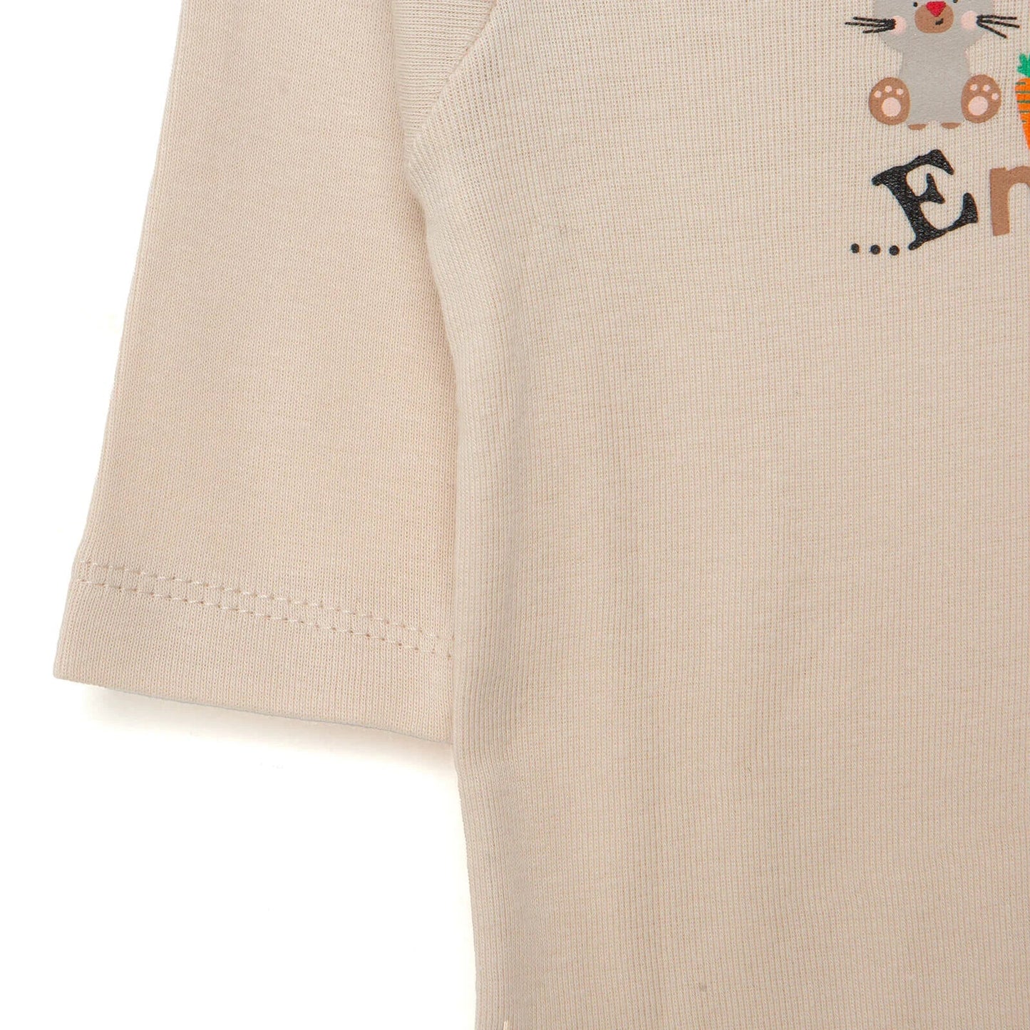 HelloBaby Unisex Long Sleeve Bodysuit - Beige