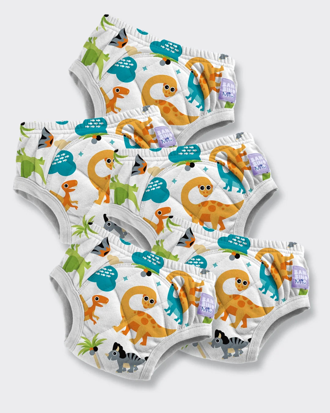 NEW 5 Pack Reusable Potty Training Pants with Cross-Stitch