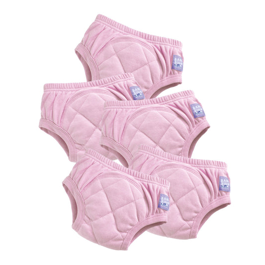 5 Pack Reusable Potty Training Pants in Light Pink - Enhanced Design
