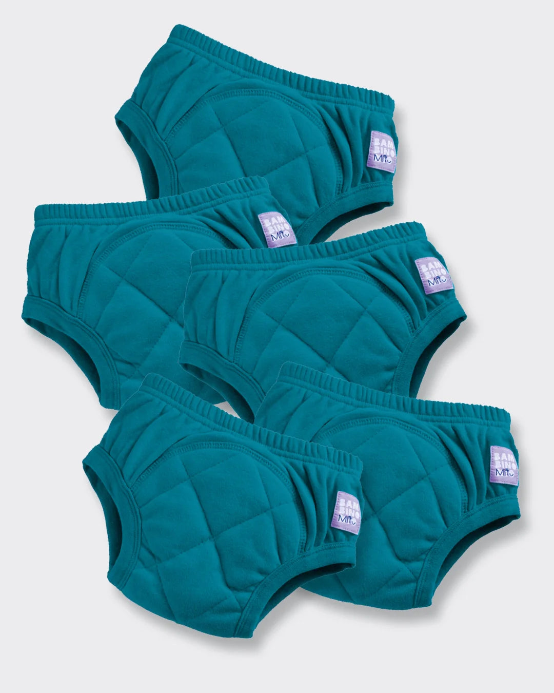 NEW 5 Pack Reusable Potty Training Pants with Cross-Stitch