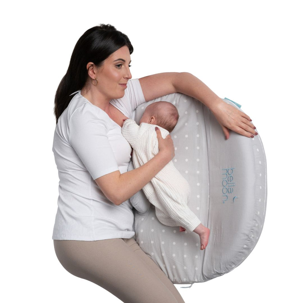 Lie-Down Feeding Pillow - Dotted