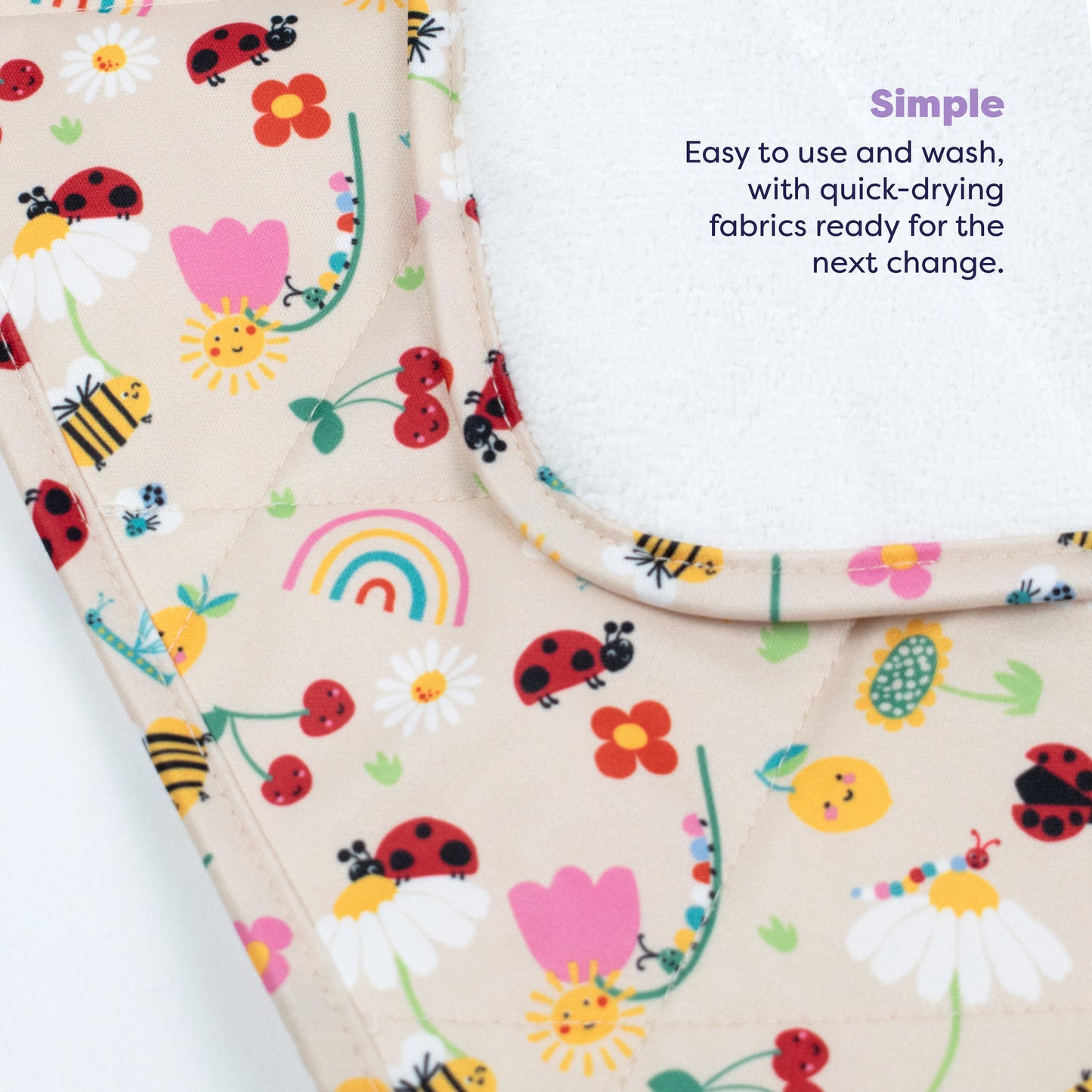 The Everything Reusable Nappy Bundle in Garden Party