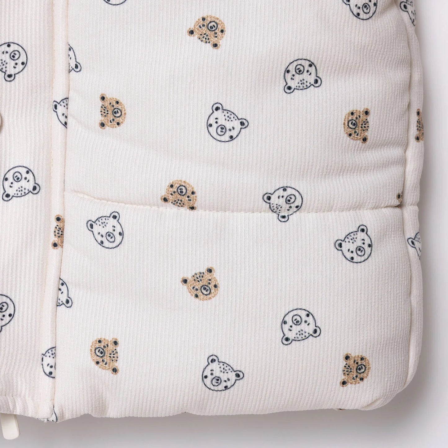 Midimod Coat - Ecru Printed