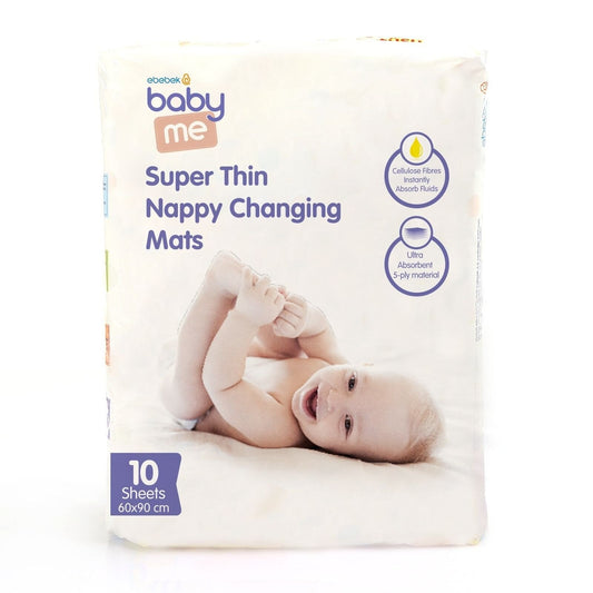 baby me Super Thin Nappy Changing Mats 60x90cm 10 pcs