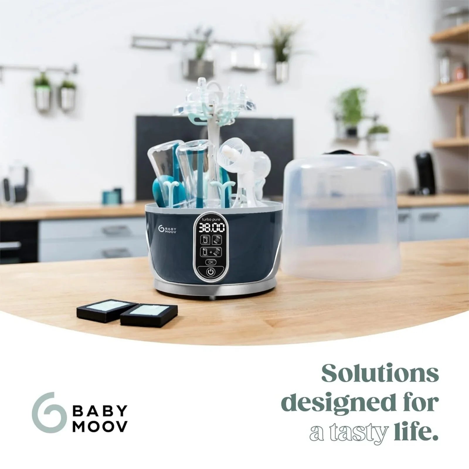 Babymoov Turbo Pure 3-in-1 Steriliser & Dryer & Purified Bottle Storage