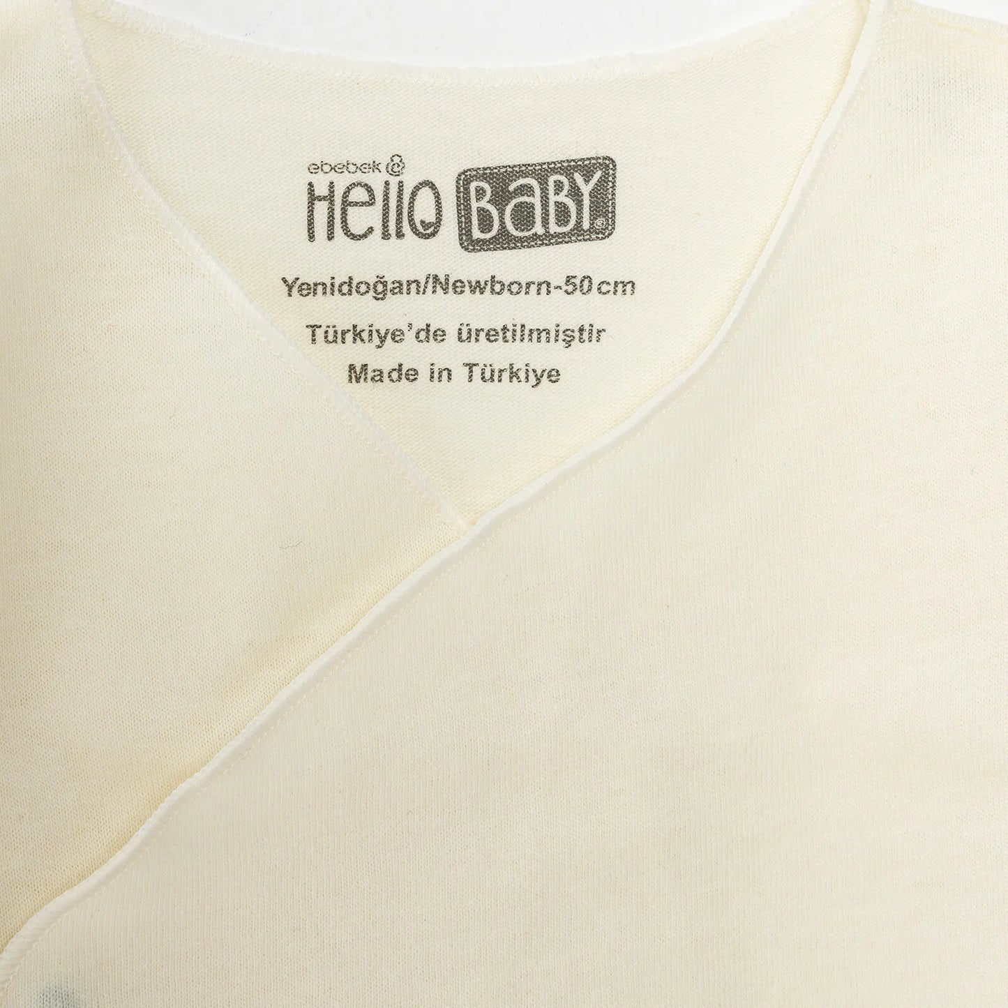HelloBaby Wrapover Top 2-Pack - Ecru