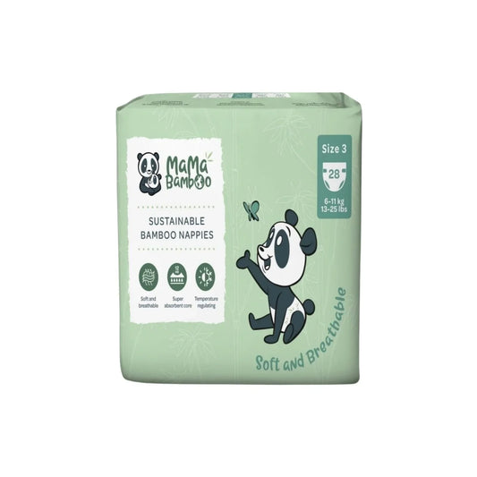 Mama Bamboo Sustainable Bamboo Size 3 - 28 nappies