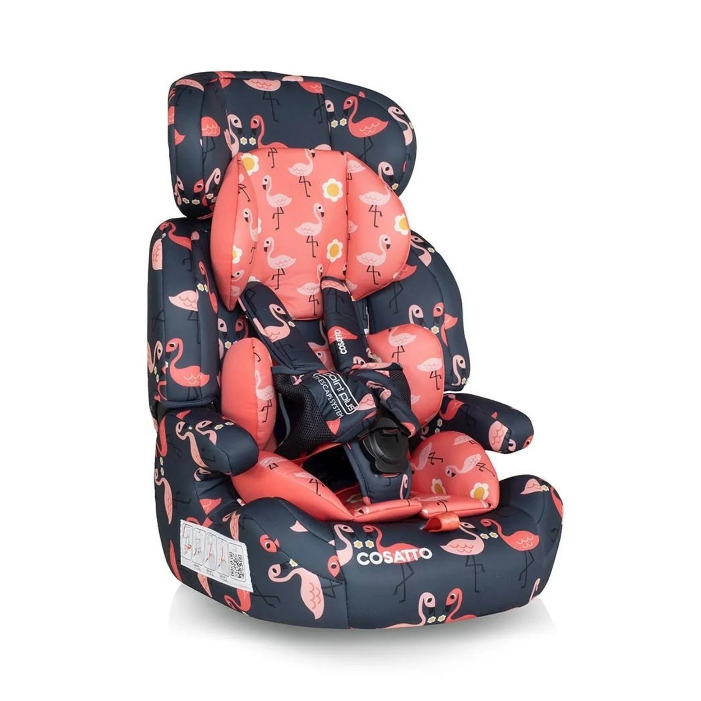 Cosatto Zoomi Group 1/2/3 Car Seat - Pretty Flamingo