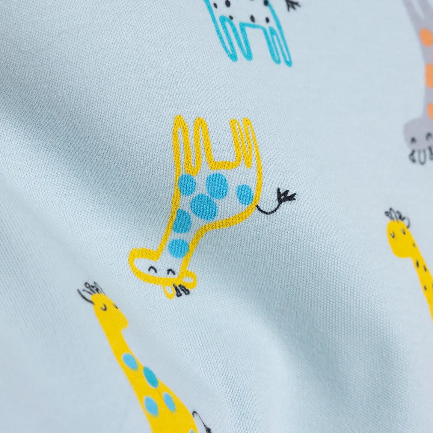 HelloBaby Unisex Body- Footless Bottom - Light Blue