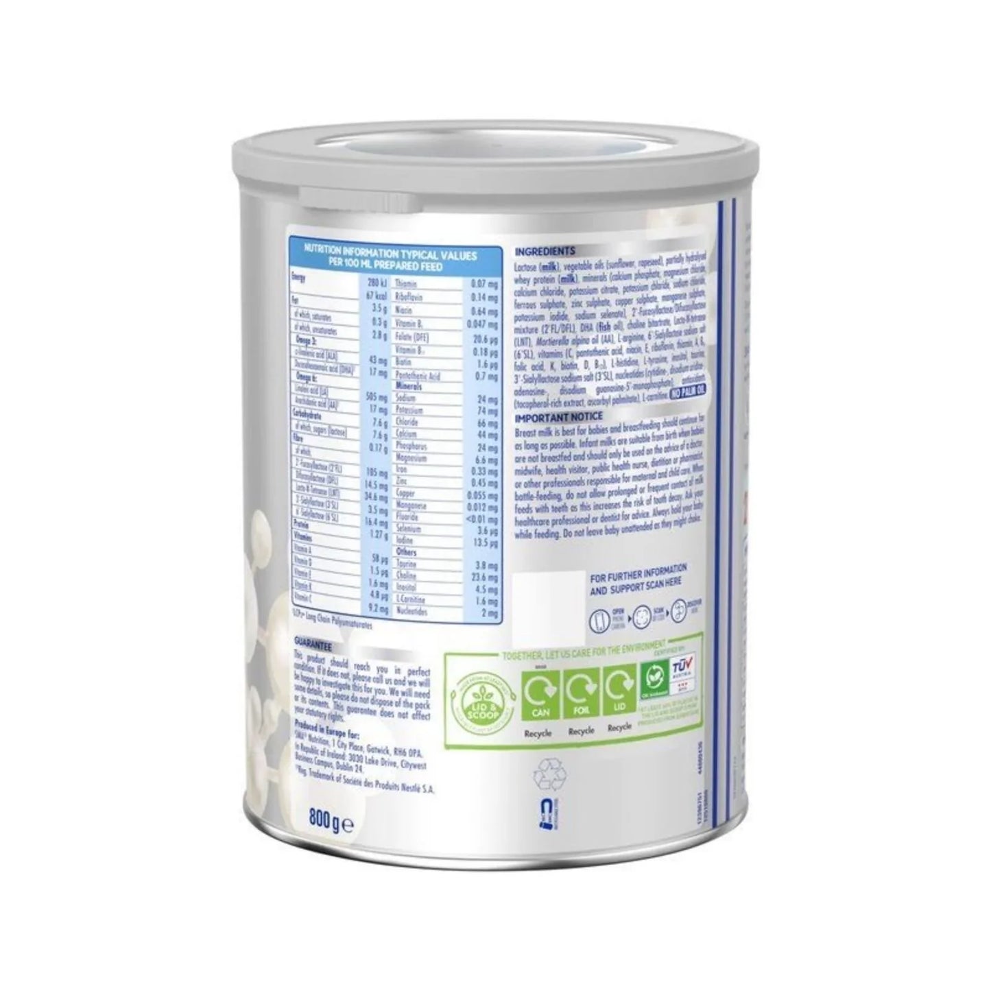 SMA Advanced 1 First Infant Milk Formula from Birth 800g