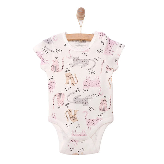 HelloBaby Baby Girl Short Sleeve Body - Ecru