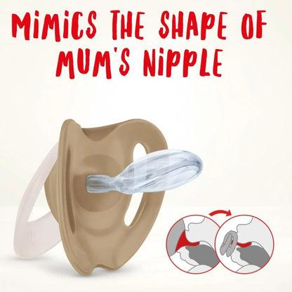 NUK Star Soother 0-2 months Pack of 2 - Pink