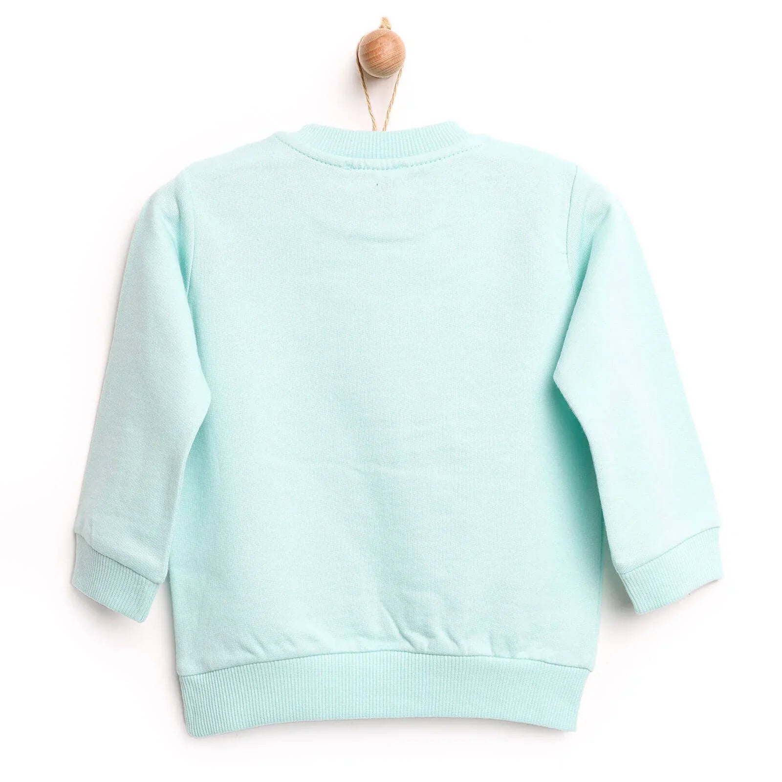 HelloBaby Baby Girl Basic Mint Sweatshirt - Multicolour