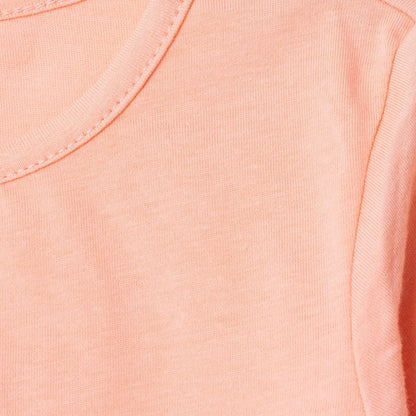 HelloBaby Winter Cherry Blouse-Leggings - Salmon