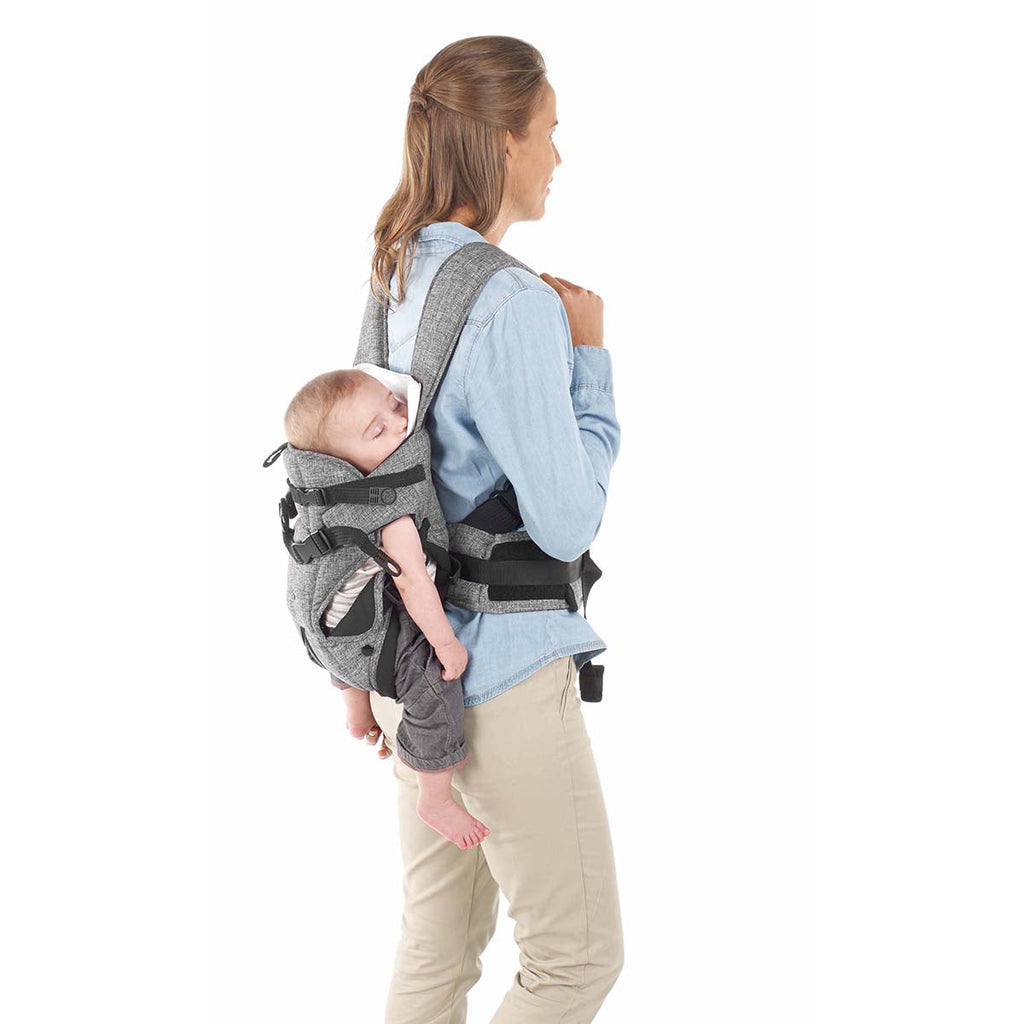 Jané Travel Ergonomic Baby Carrier – 3 Position, Breathable with Lumbar Support (Birth to 15kg), Crater