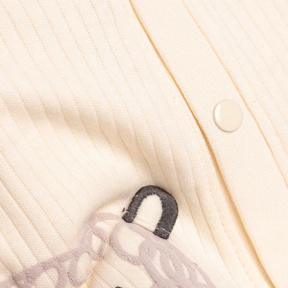 Bebetto Newborn Baby Girl Cardigan - Ecru