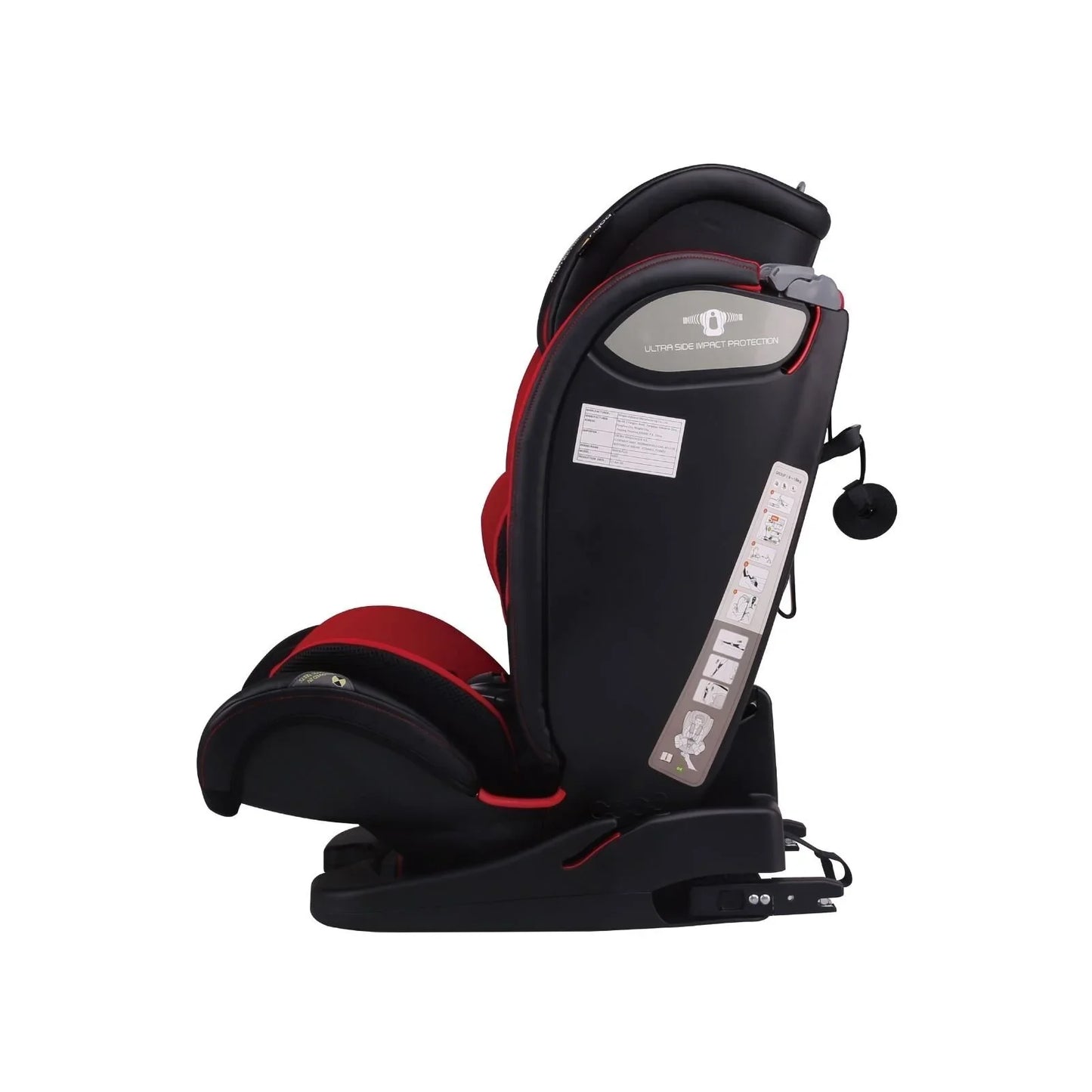 baby plus Secure Group 1/2/3 (9 Months to 12 Years) Car Seat - Red