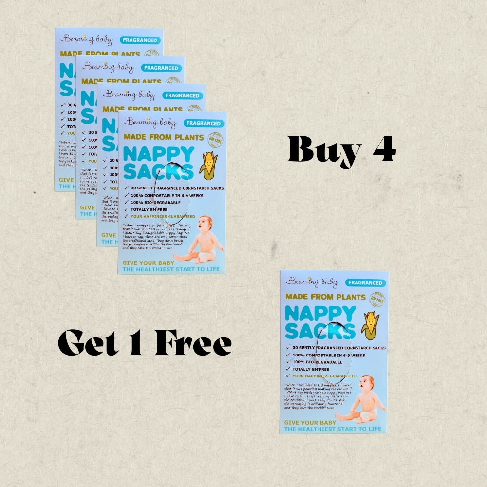 30 Pack of Cornstarch Nappy Sacks