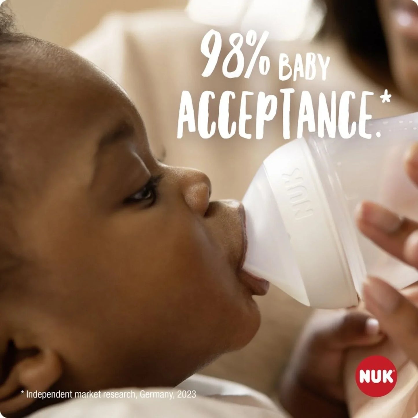 NUK Anti-Colic Perfect Match 260ml Pack of 4 - Rainbow