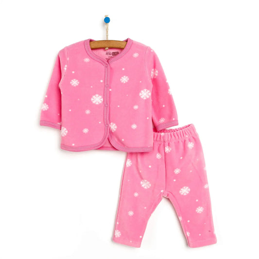HelloBaby Newborn Baby Girl Fleece Cardigan