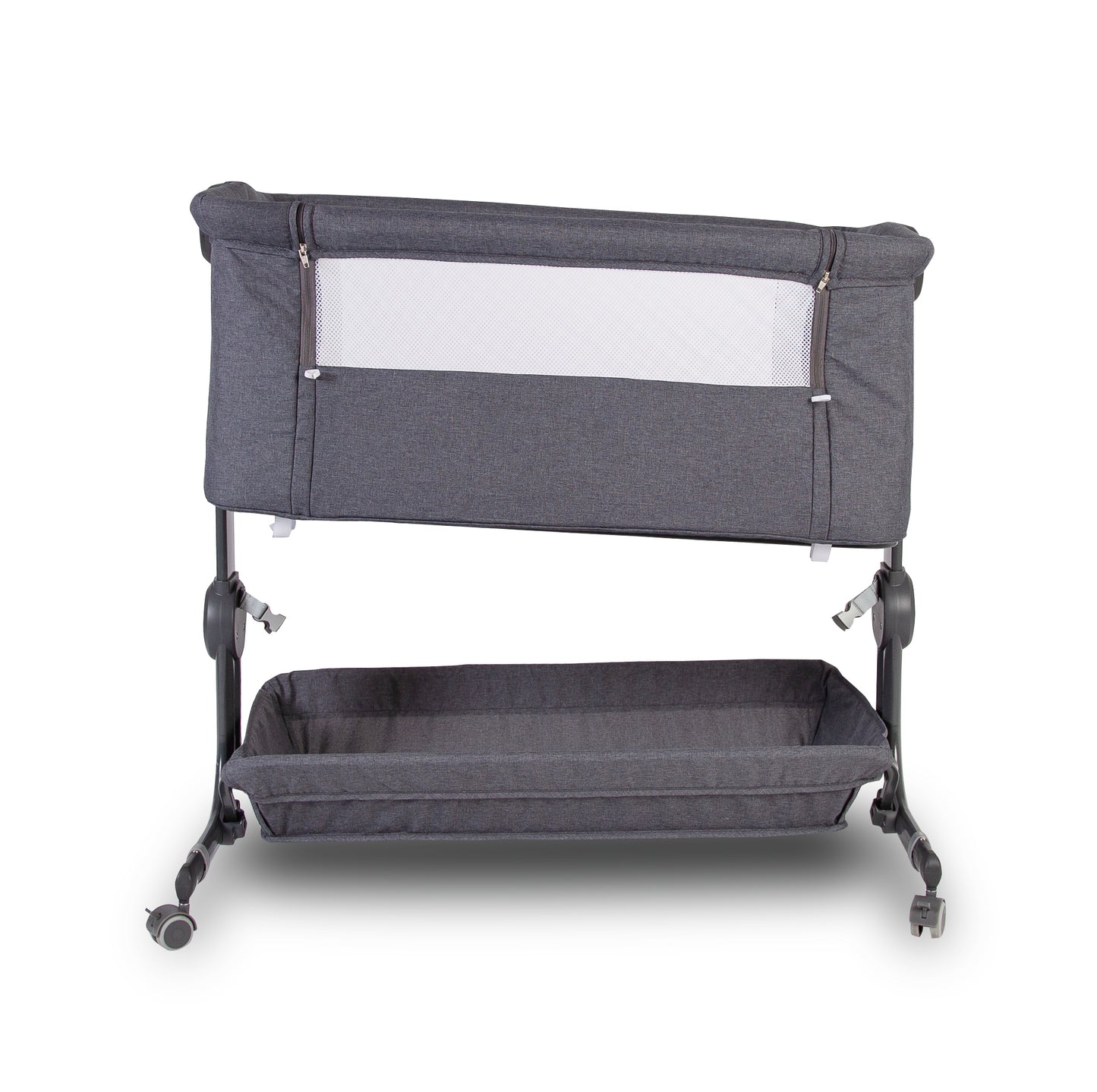 Red Kite Quiet Time Cosysleep Bedside Crib (Grey)