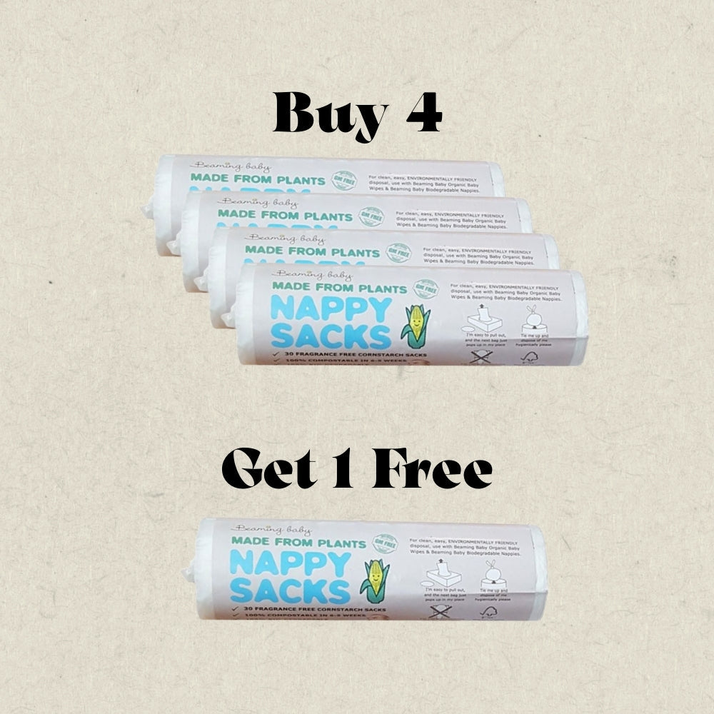 30 Pack of Biodegradable Nappy Sack Rolls