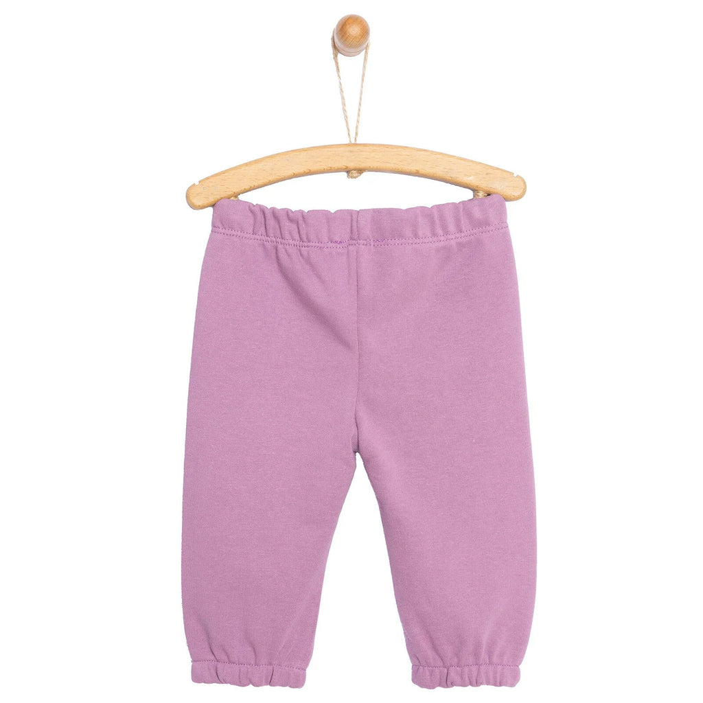 HelloBaby Baby Girl Basic Joggers - Purple