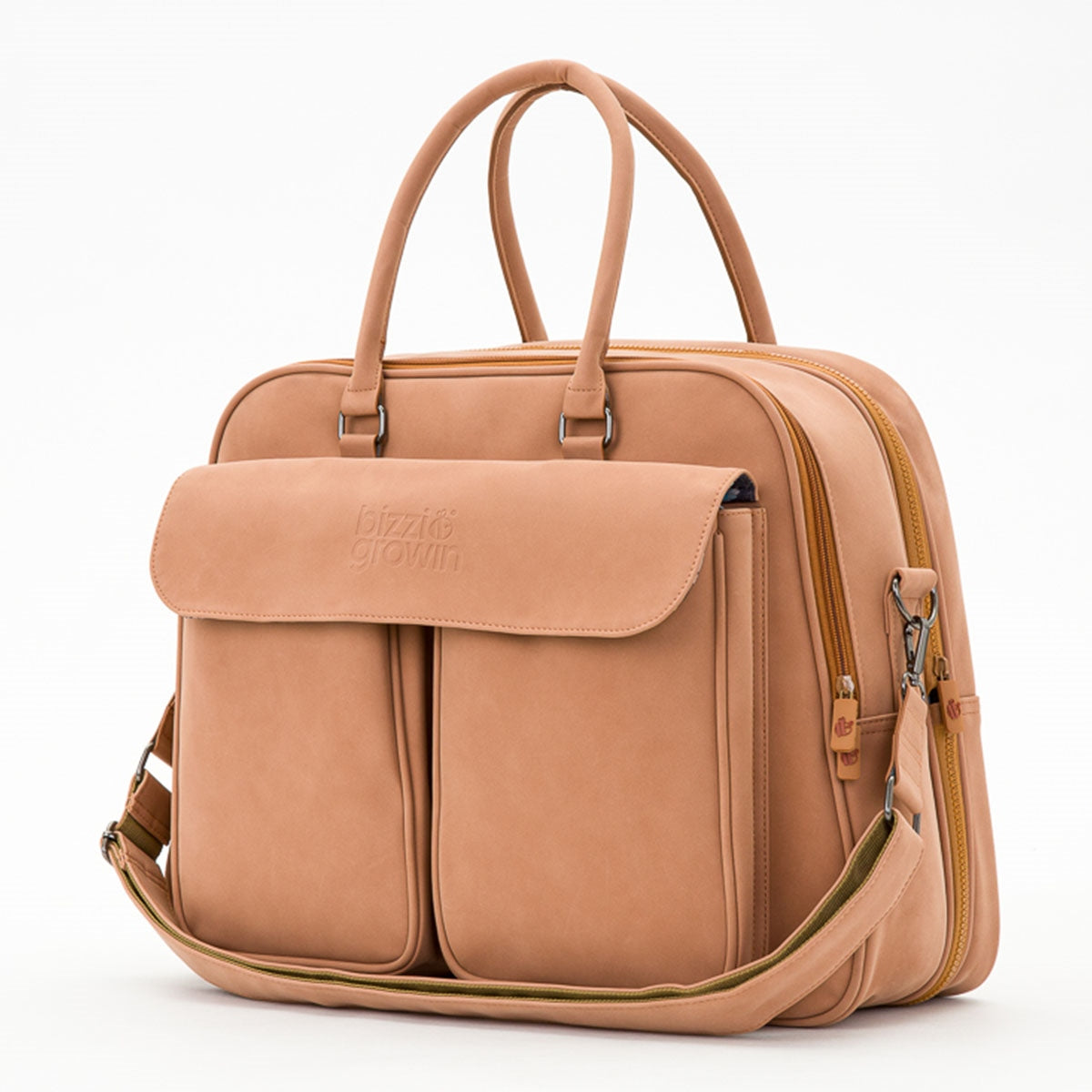 Bizzi Growin Baby Travel Crib and Changing Bag POD ® - Vegan Leather