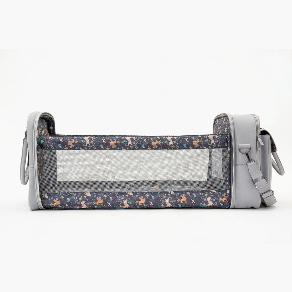 Bizzi Growin Baby Travel Crib and Changing Bag POD ® - Vegan Leather