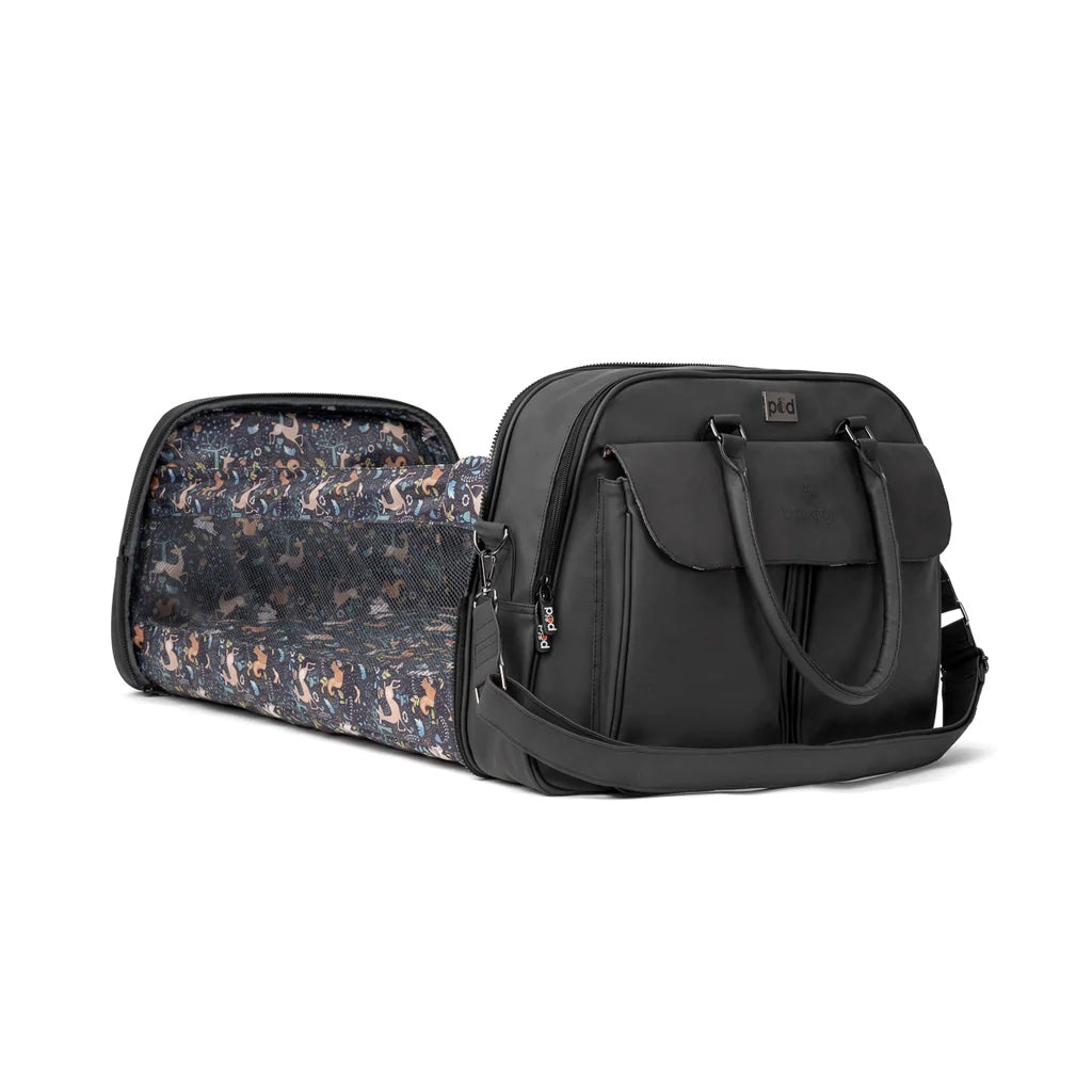 Bizzi Growin Baby Travel Crib and Changing Bag POD ® - Vegan Leather