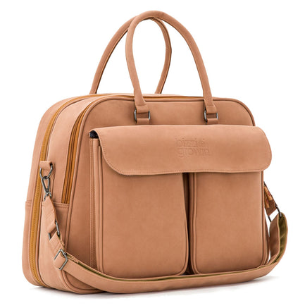 Bizzi Growin Baby Travel Crib Changing Bag POD ® - Vegan Leather
