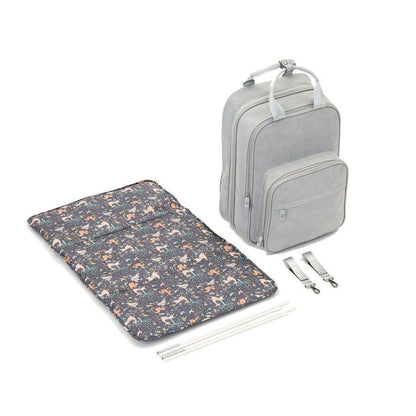 Bizzi Growin 2-in-1 Travel Bag & Baby Crib Vegan Leather - RucPOD ®