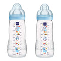 MAM Easy Active Bottles 330mls - Boy (Pack of 2) - DESIGN MAY VARY TO IMAGE SHOWN