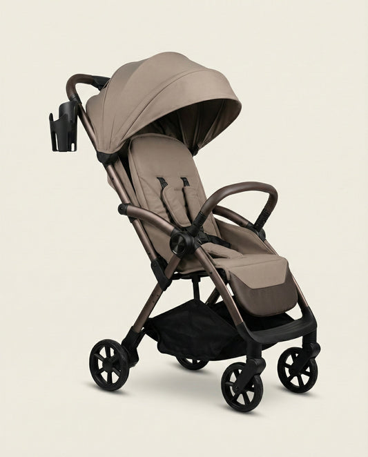 Venture Avio Compact Travel Baby Stroller - Truffle